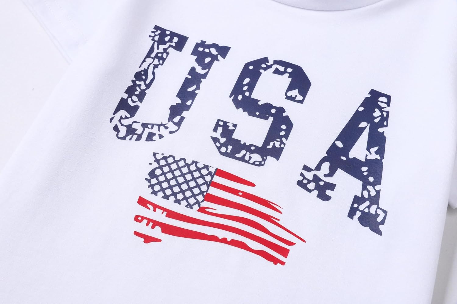 Toddler Boys 4th of July Shirts American Flag T-Shirts Kids Patriotic Tops Tees 2-7 Years