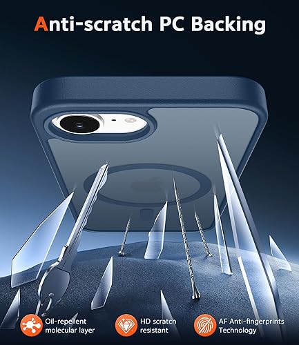 Miniatura 1048 de Fntcase Funda para iPhone 15 Plus y 14 Plus de 6.7 pulgadas, magnética, a prueba de golpes de grado militar, antiamarilleo, delgada, protectora