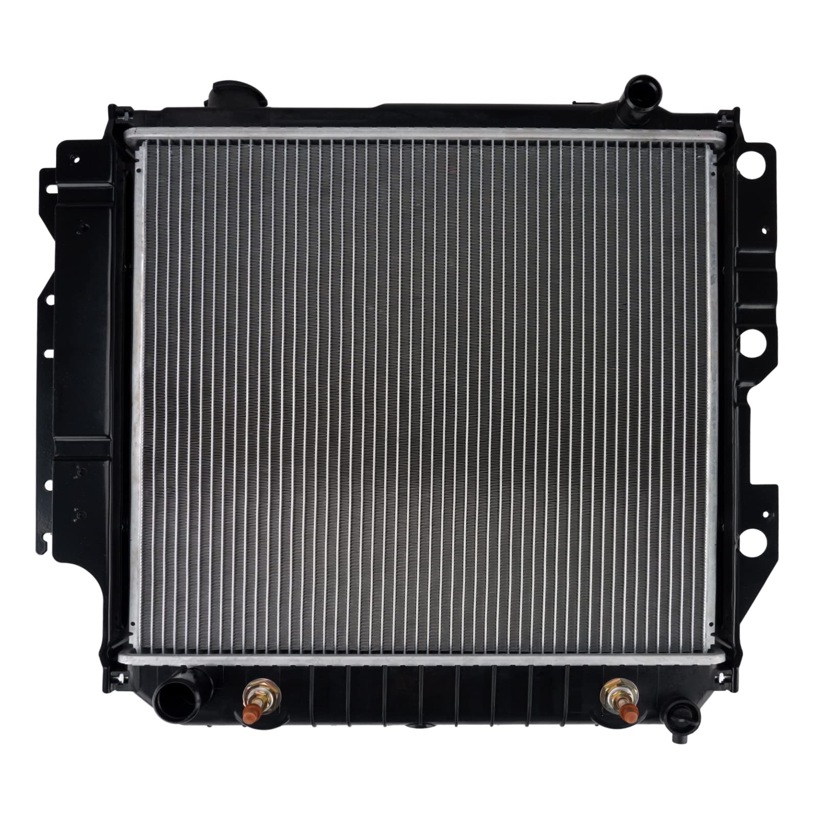 PHILTOP Automotive Replacement Engine Radiator for 1987-2006 Wrangler(w/o Quick Disconnect Fittings) External Transmission Oil Cooler Included