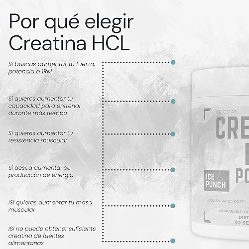 Miniatura 4 de Ketostat Creatina, Creatina para Aumentar la Masa Muscular - Creatina para MujeresCreatina para Hombre