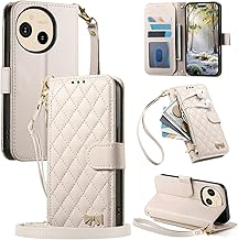 AQUOS Sense 10/Sense 9 Case, Notebook-type, Aquos Sense 10, Card Storage, Stand Function, Wallet Type, PU Leather, For SH-M33, SH-53F, Mobile Cover with Strap, Full Protection, Shockproof, SH