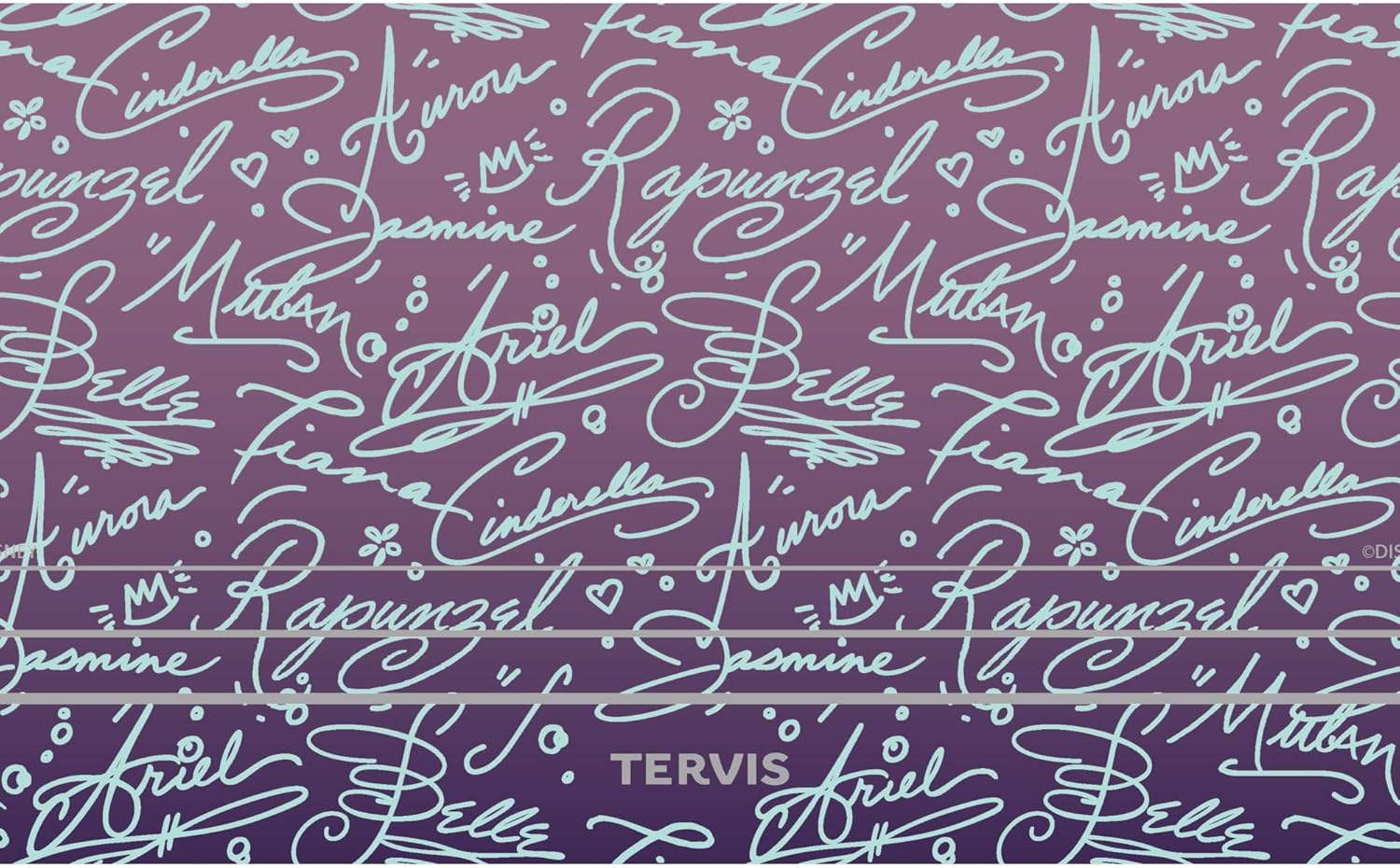 Tervis Traveler Disney - Princess Signatures Made in USA Double Walled Insulated Tumbler Travel Cup Keeps Drinks Cold & Hot, 20oz, Stainless Steel - Image 2