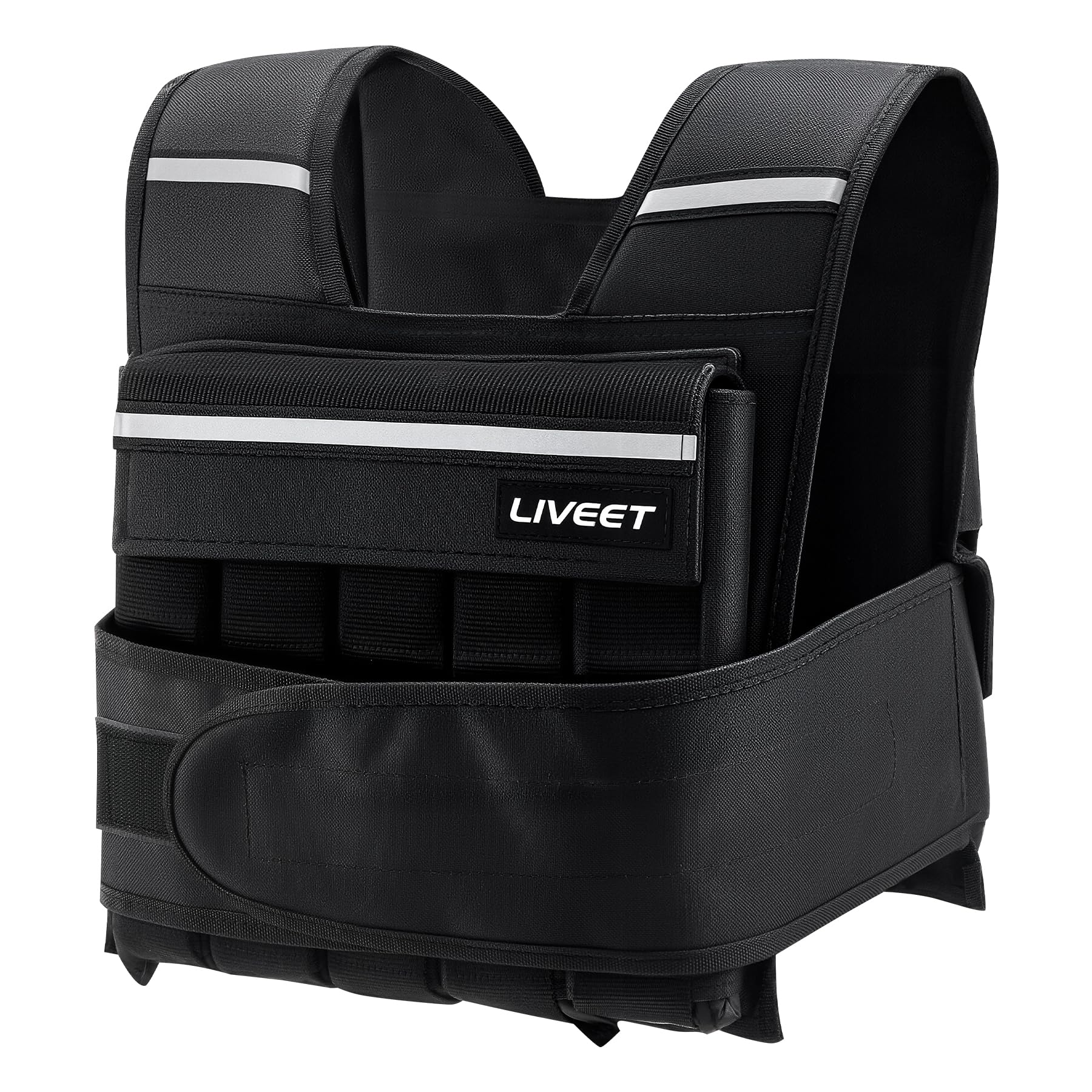 Adjustable Weighted Vest for Men Women 20lb Weight Vest with 20 Removable Weights