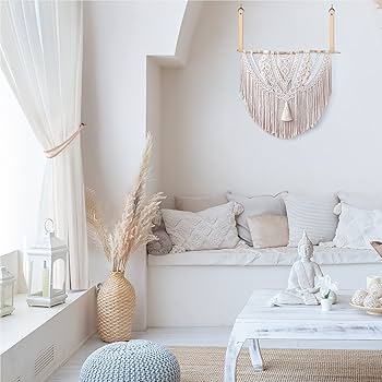 2 Stuks Houten Gordijnhouders - U-vormige Gordijnhaak, Muurbevestiging, Natuurlijk Beukenhout