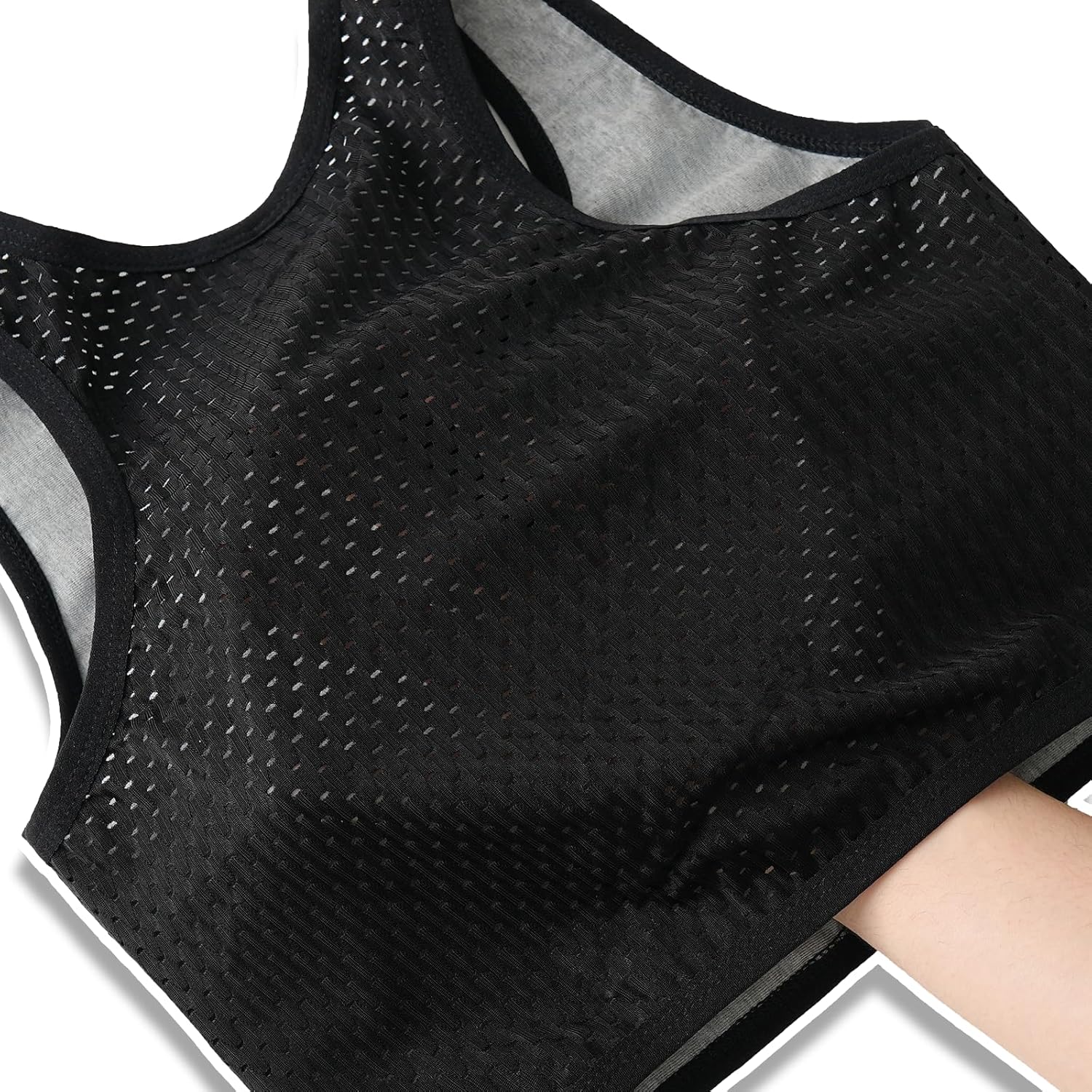 JARAZIN Chest Binder for Women FTM Transgender Zip Up Breast Binder Breathable Cool Fabric Tank Top - Image 7