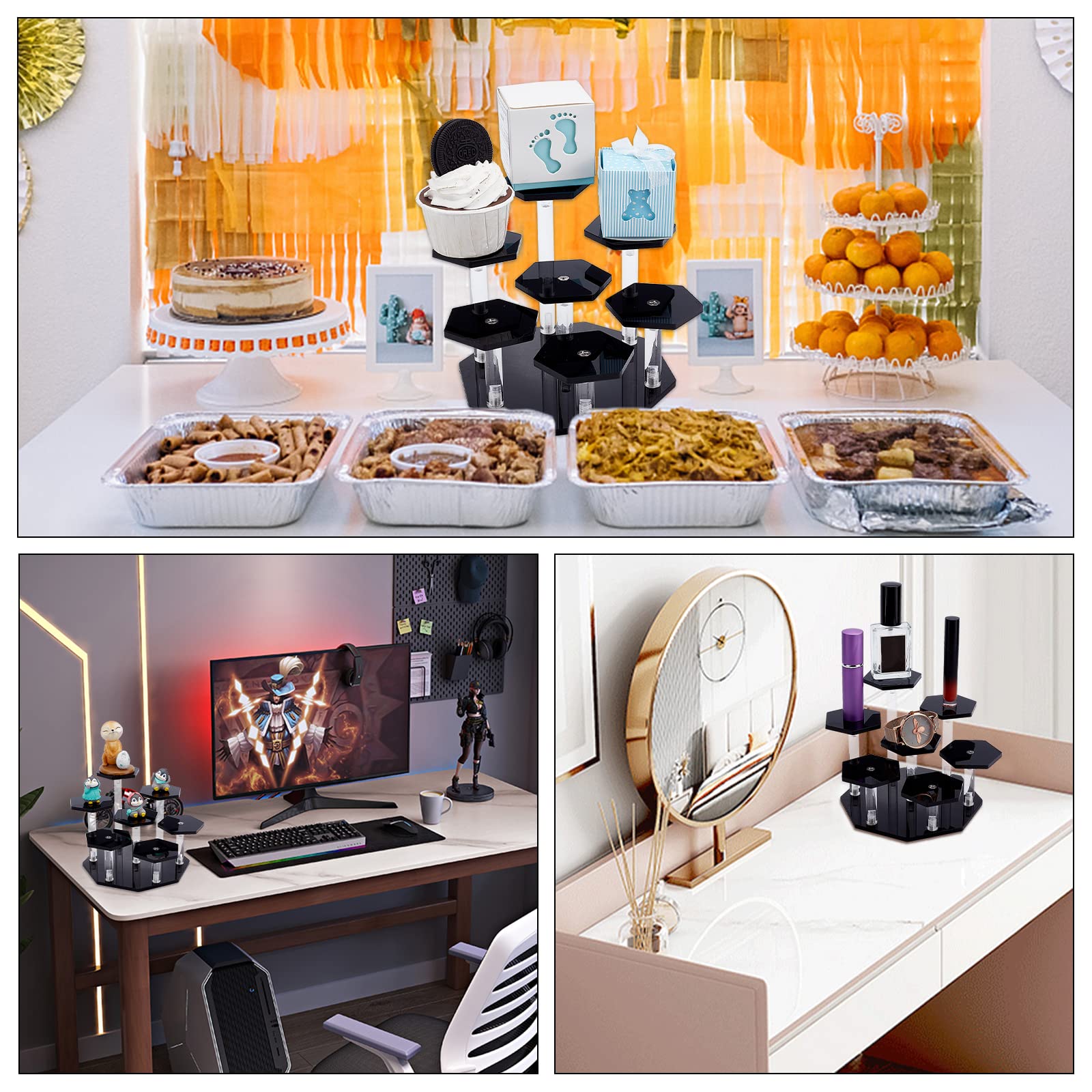 Espositori In Acrilico PandaHall - 5 Misure, Per Gioielli, Cosmetici O Collezioni