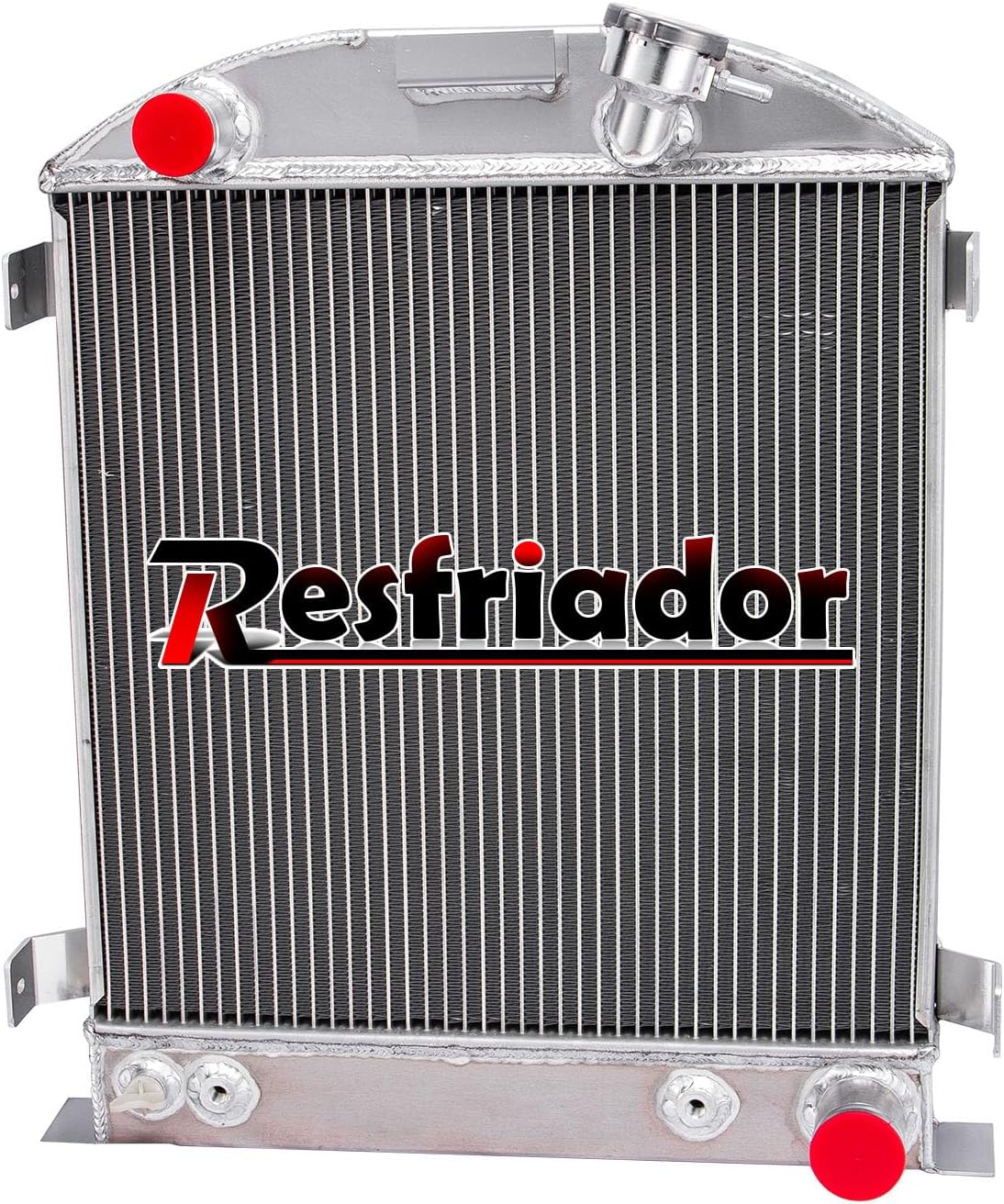 3 Row Core All Aluminum radiator Compatible With 1930-1932 Ford Model A Hi-Boy Chevy V8 Engine 1931