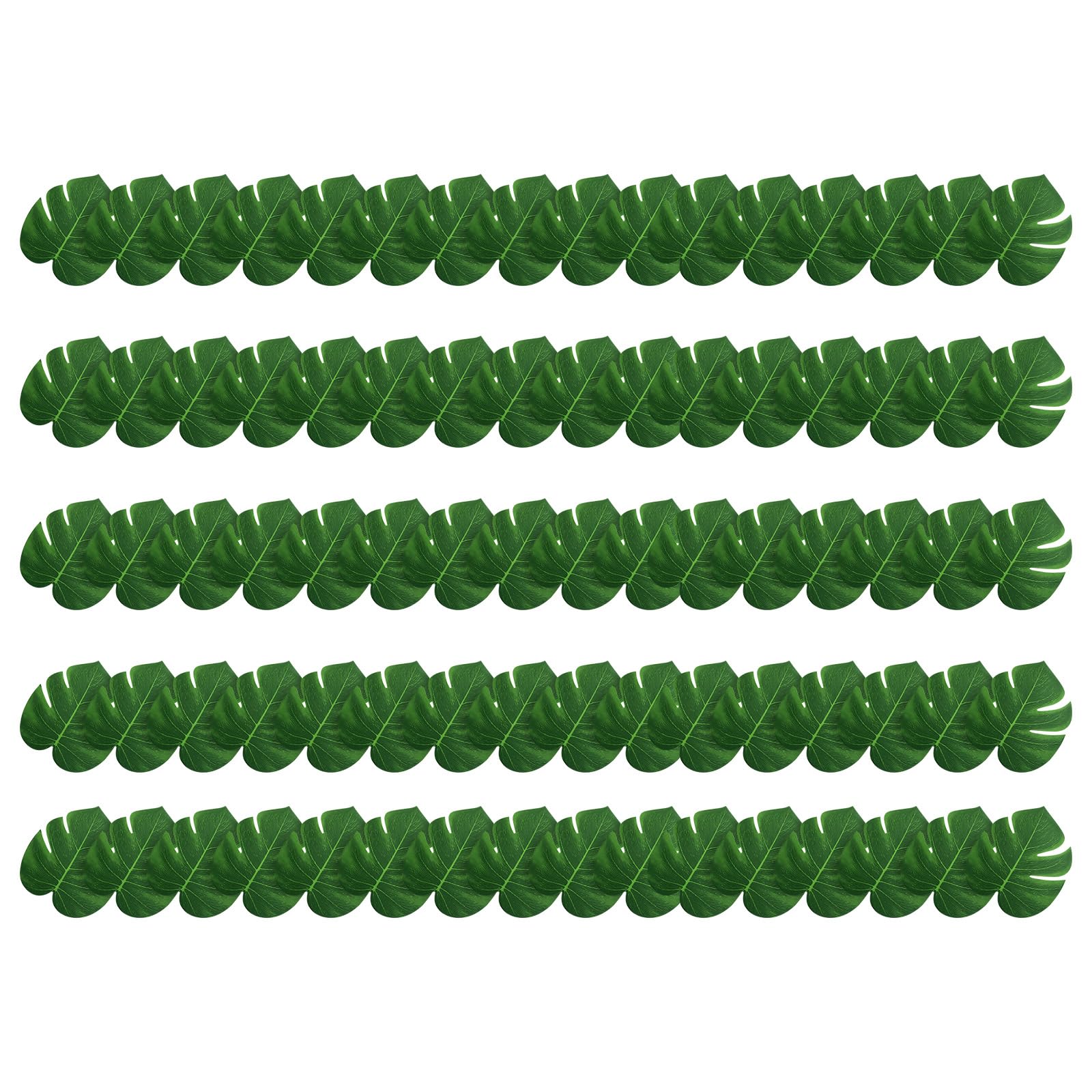 Feuilles tropicales artificielles 15cm pour déco anniversaire safari