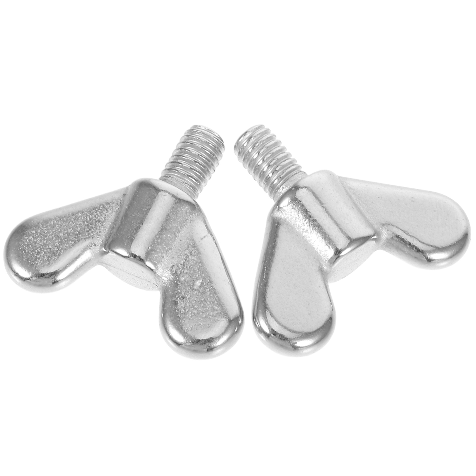 3-Pack M6 X 15mm 304 Stainless Steel Butterfly Bolt Screws With Thumb Nuts – Hand-Tighten, For Flagpole Hardware & Furniture