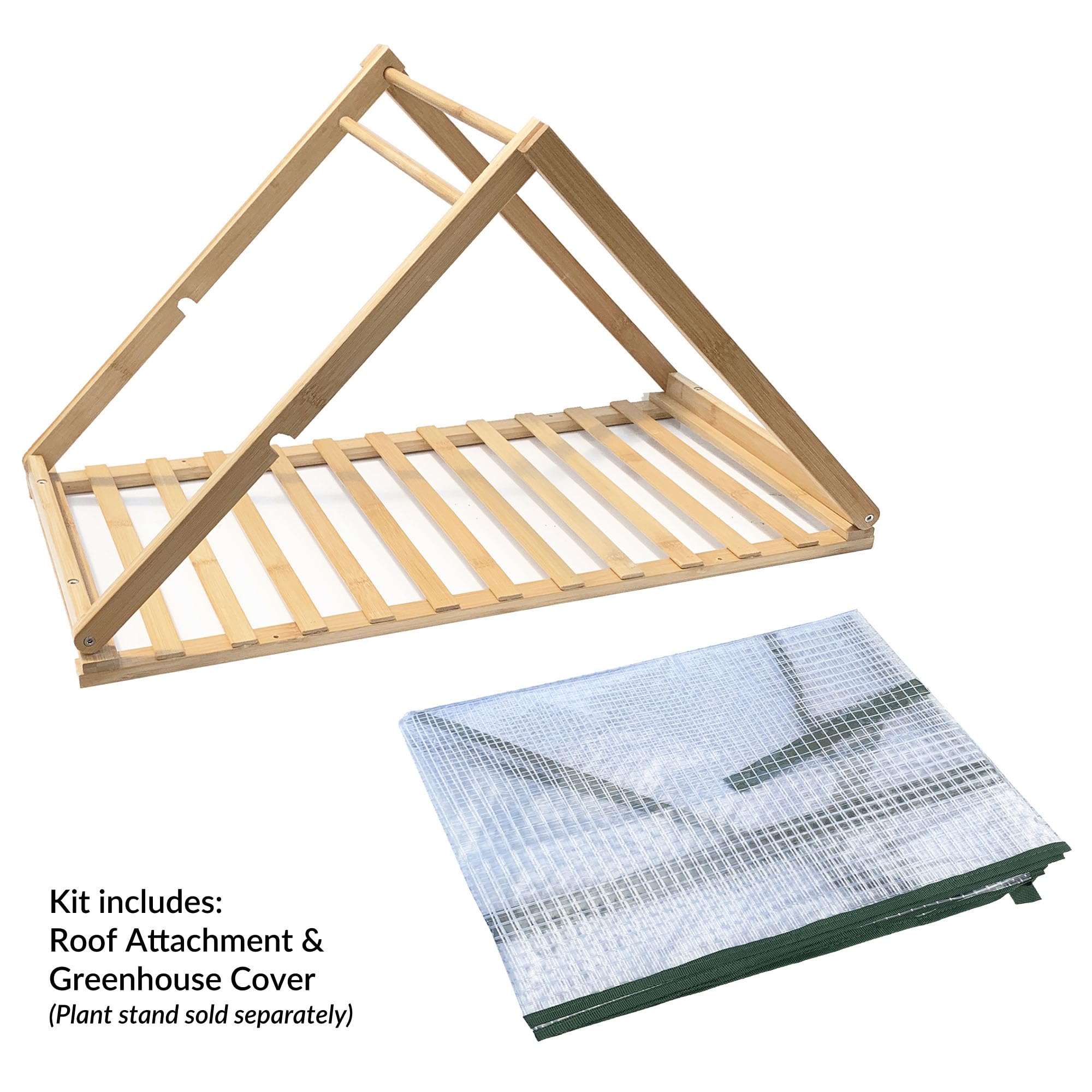 Ferry Morse Greenhouse Kit Roof Attachments and Greenhouse Cover for Plant Stand