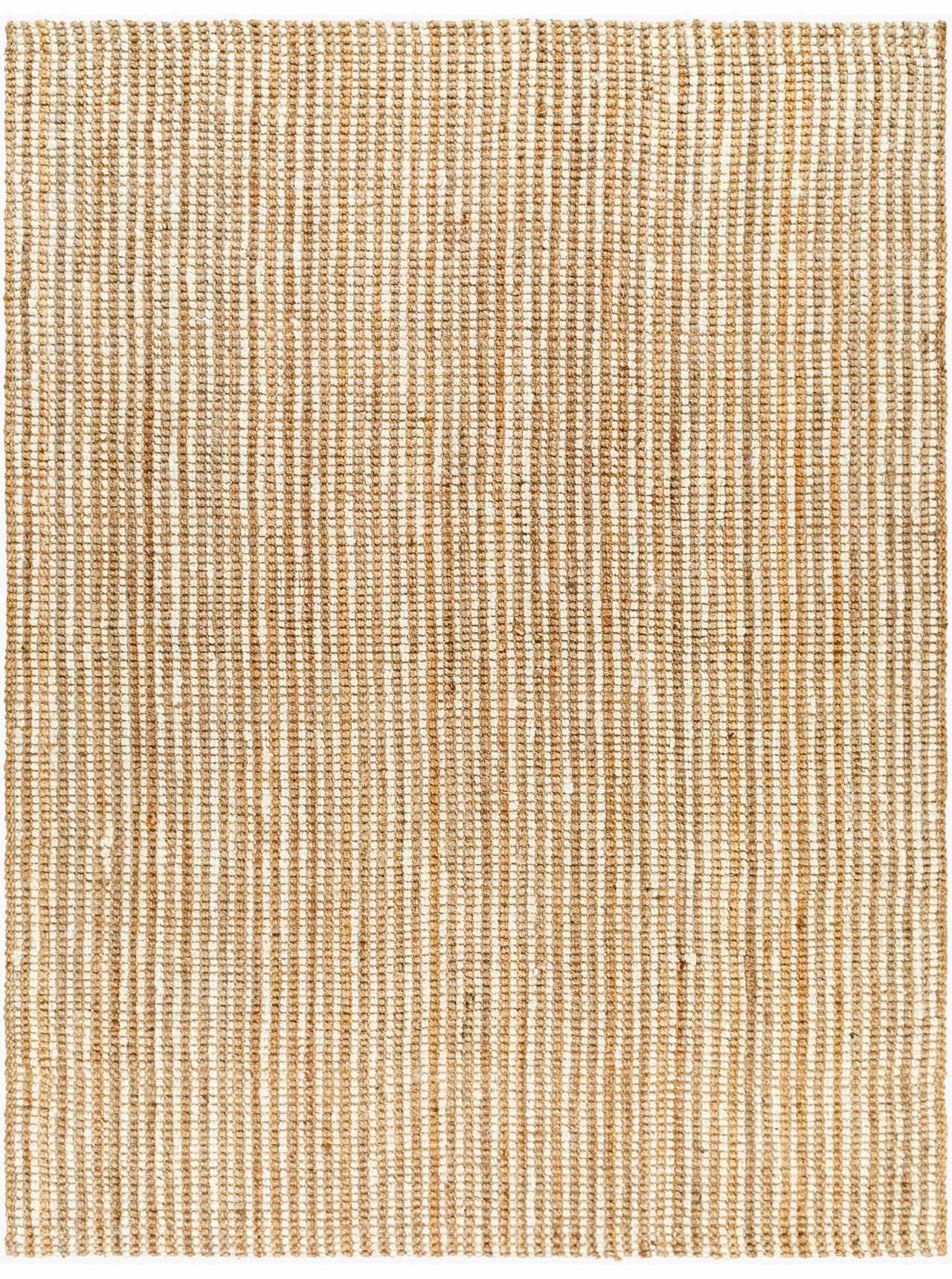 Hauteloom Hesper Farmhouse Hand Woven Rug for Living Room, Bedroom, Dining Room - Braided Bohemian Natural Jute Area Rug - Beige, Brown, Tan - 7'6" x