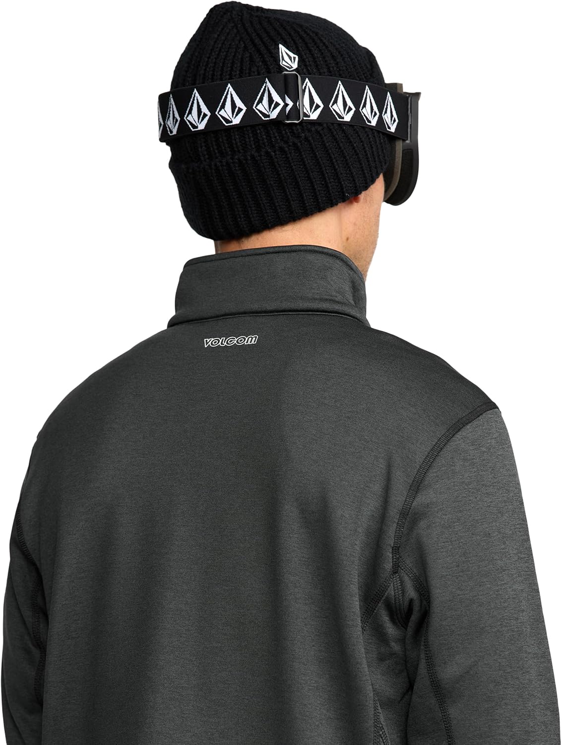 Volcom mens Performance Snowbound Fleece Jacket –zip Pockets & Stretch Fit Tech Fleece - Image 2
