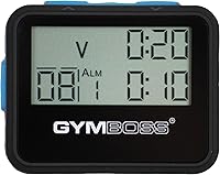 Vista 3 de Gymboss Temporizador de intervalos y cronómetro y correa de reloj - Paquete