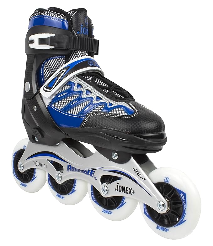 Jonex New Speed Adjustable 178 Wheel Size 100MM Inline Skates Size 40