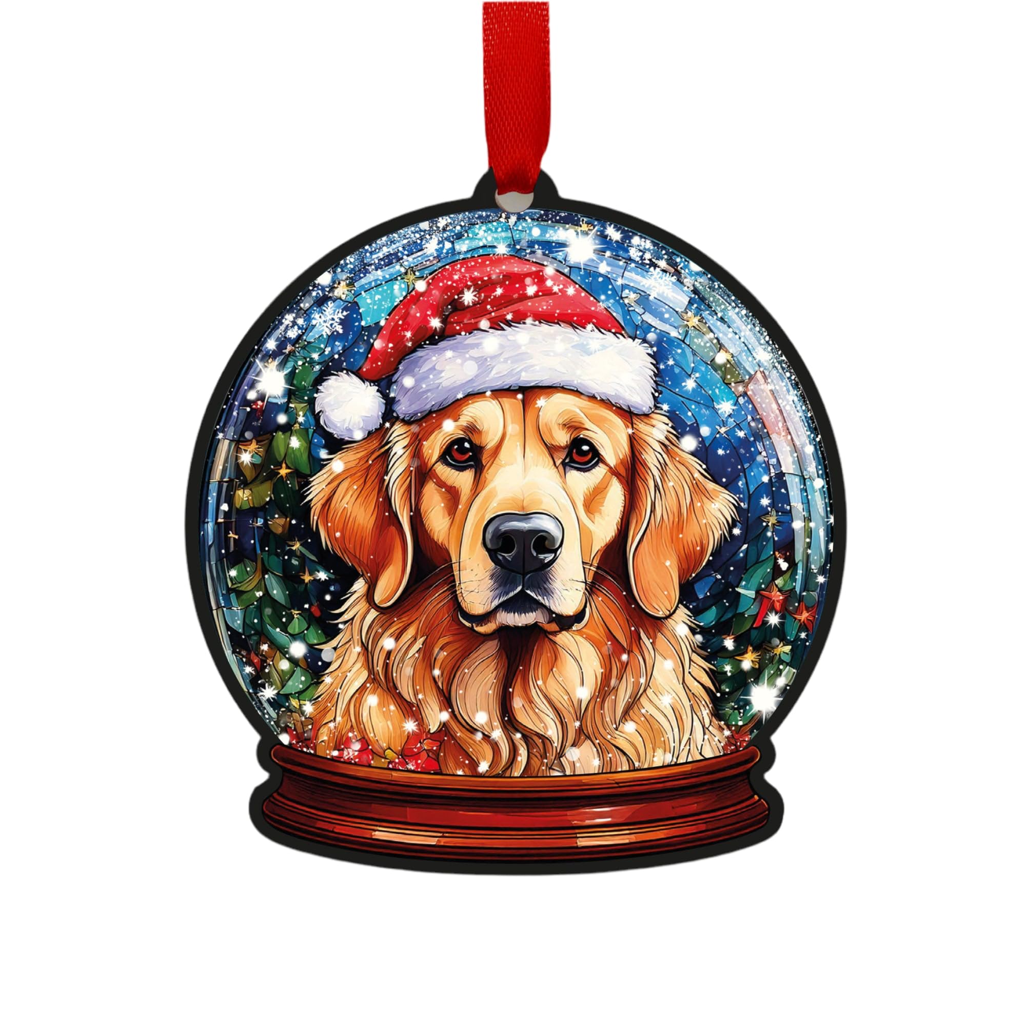Golden Retriever Snow Globe Decoration