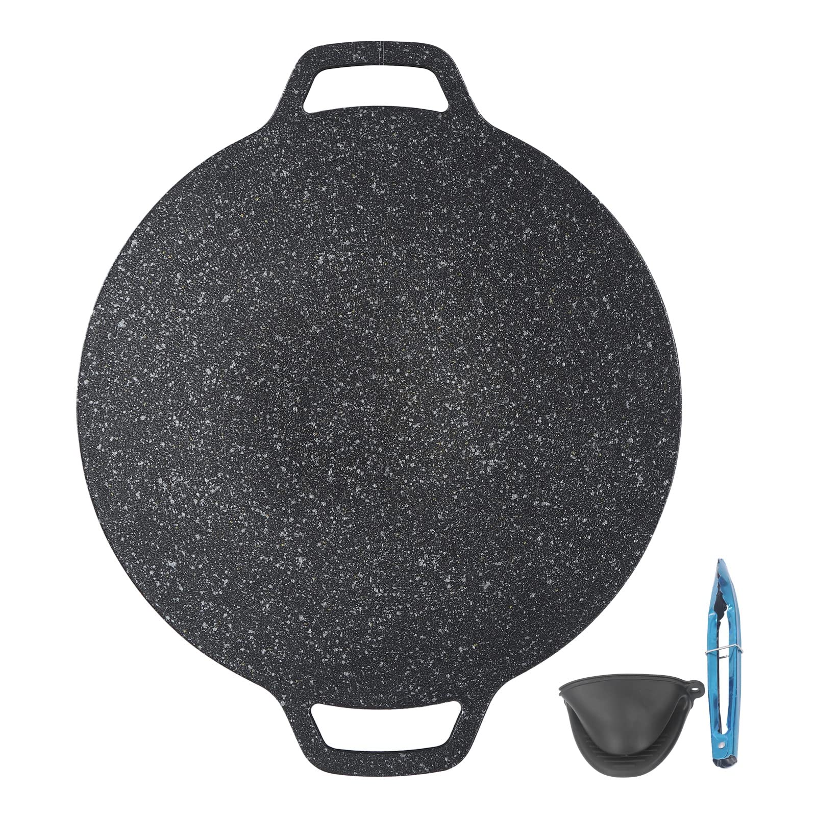 Padella da Grill Coreana, Rivestimento in Pietra Medica (38cm)