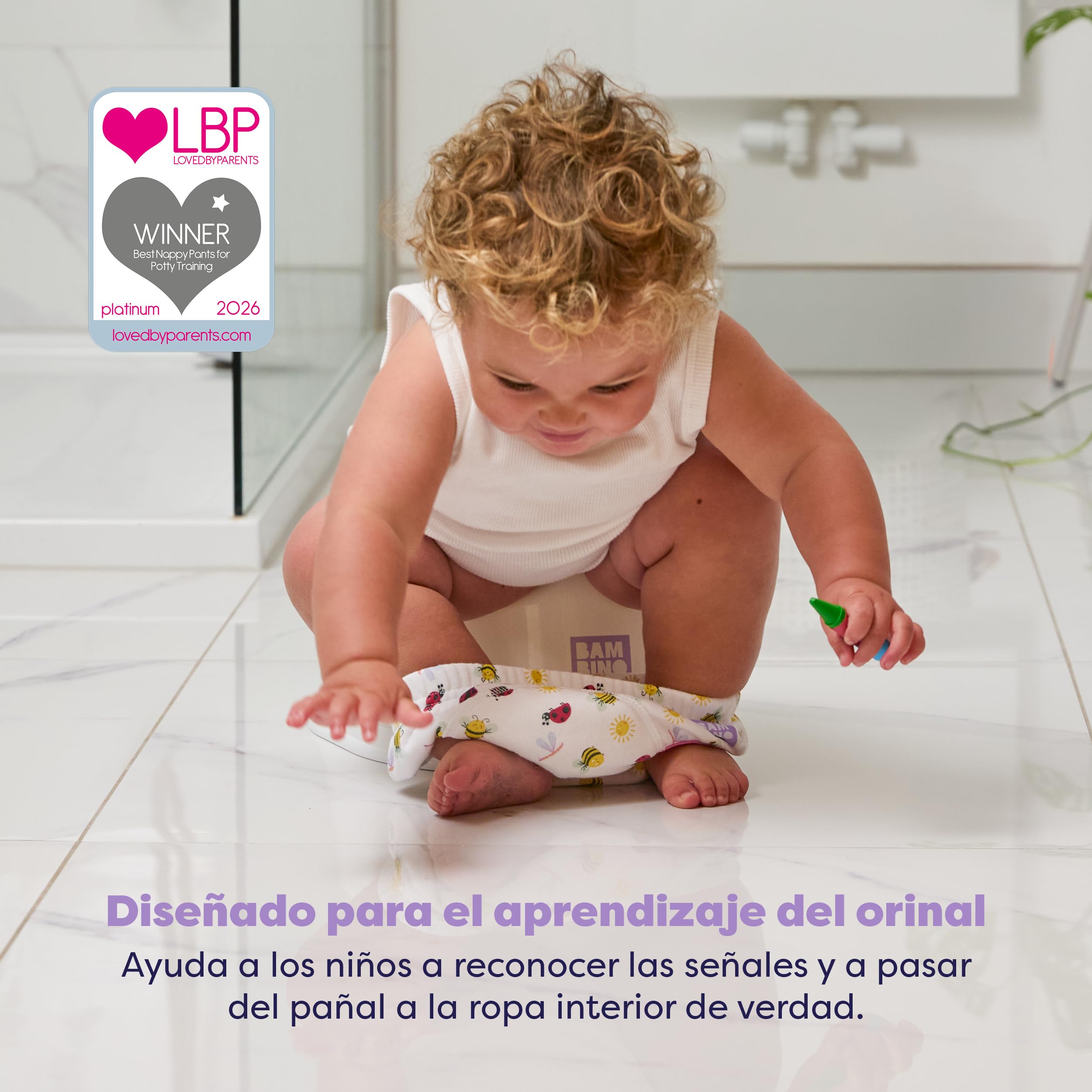Bambino Mio calzones de entrenamiento reutilizables, 3-4 años (Vuela Alto) - ropa interior para dejar el pañal, pantalones papa niños y niñas, niños pequeños — view 17