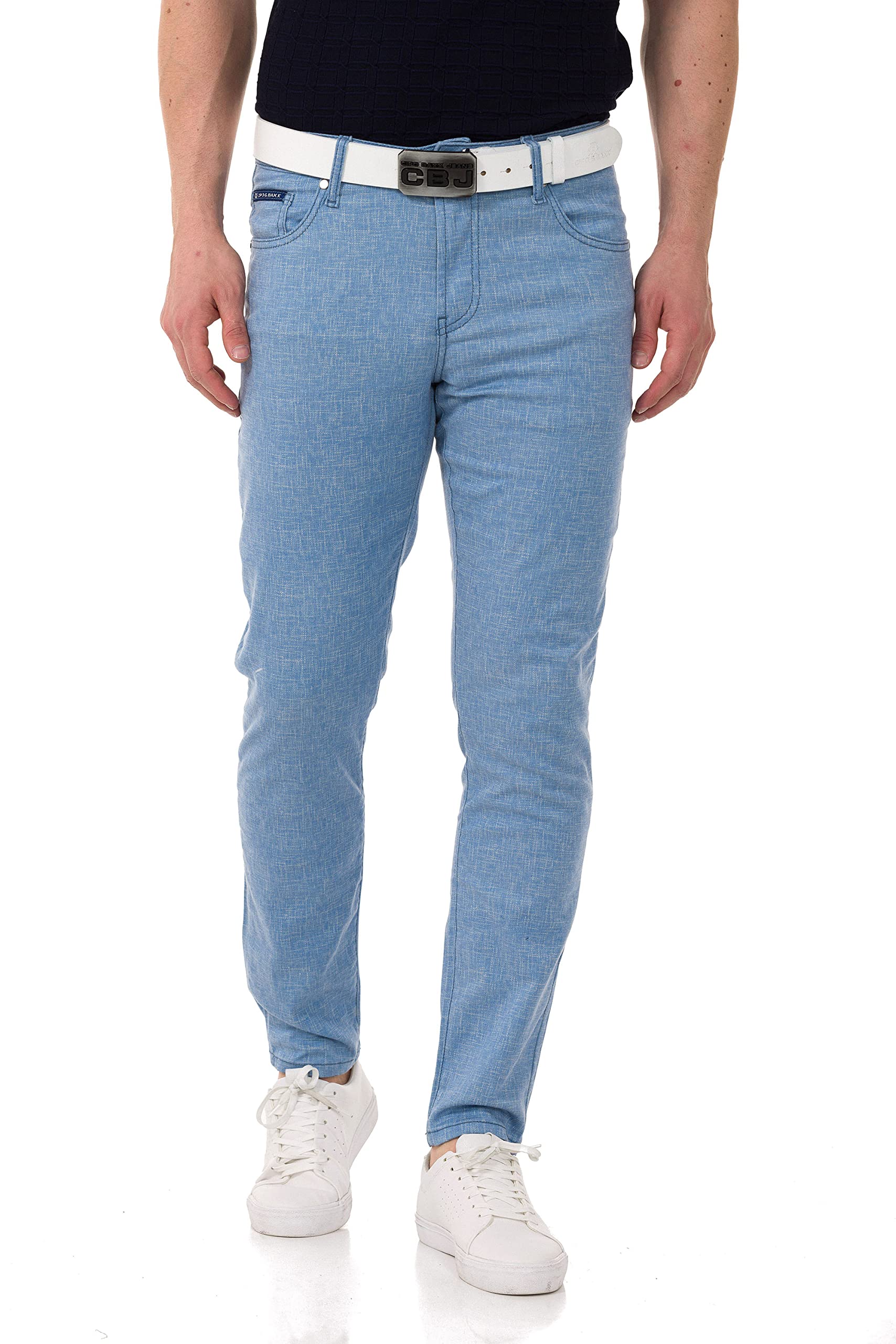 Cipo & Baxx Herren Hose | Modern & Stilbewusst | Hochwertiges Design | für Alltag, Freizeit & Besondere Anlässe