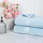 Superior Egyptian Cotton 800 GSM Towel Set, Includes 1 Bath, 1 Hand, 1 Face Towel, Ultra Soft Luxury Towels, Quick Dry, Thick Plush Essentials, Guest Bath, Spa, Bathroom Basic, Gift Sets, Denim Blue
