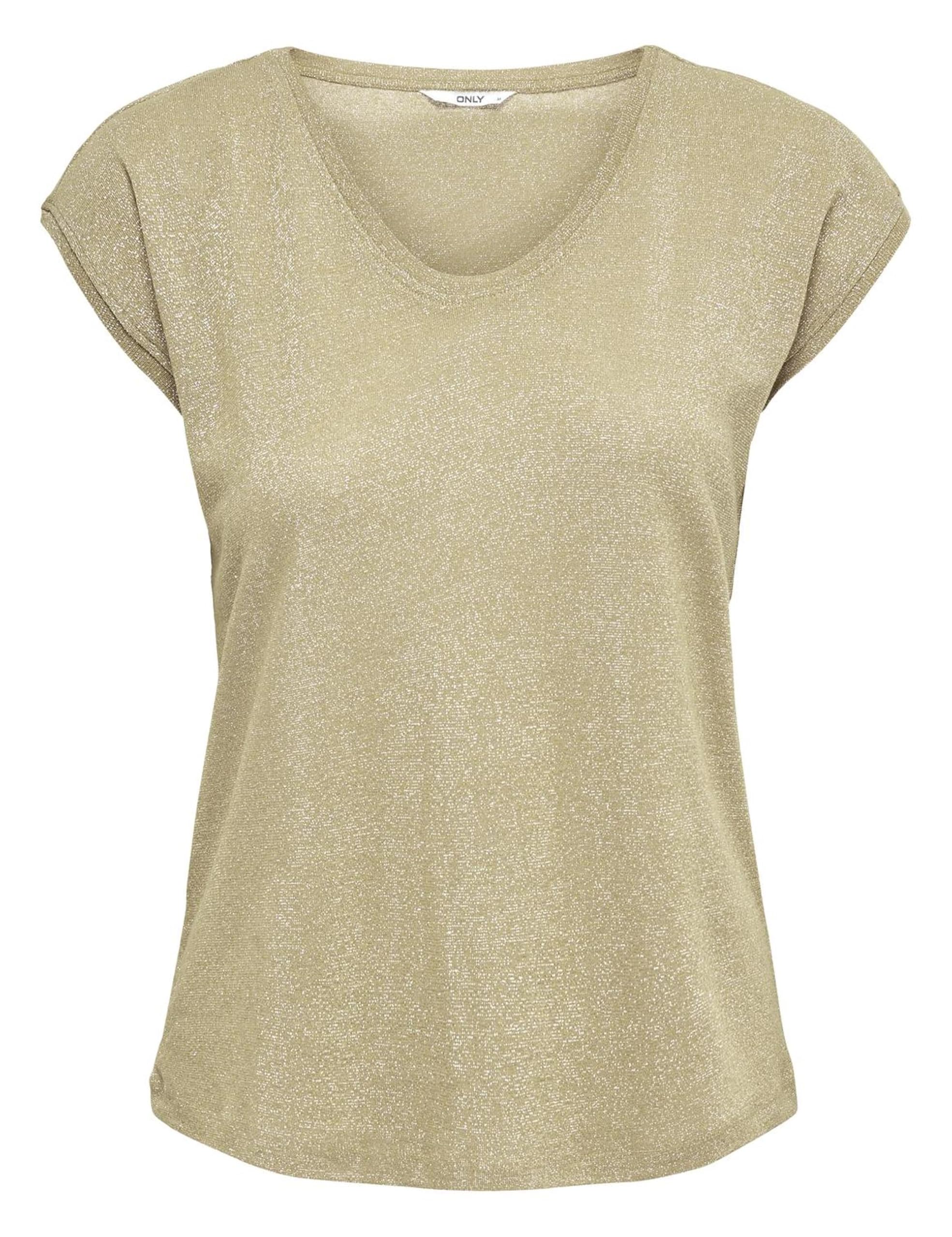 Only Onllira Life S/s V-neck Top Jrs Noos Mujer Black Camiseta