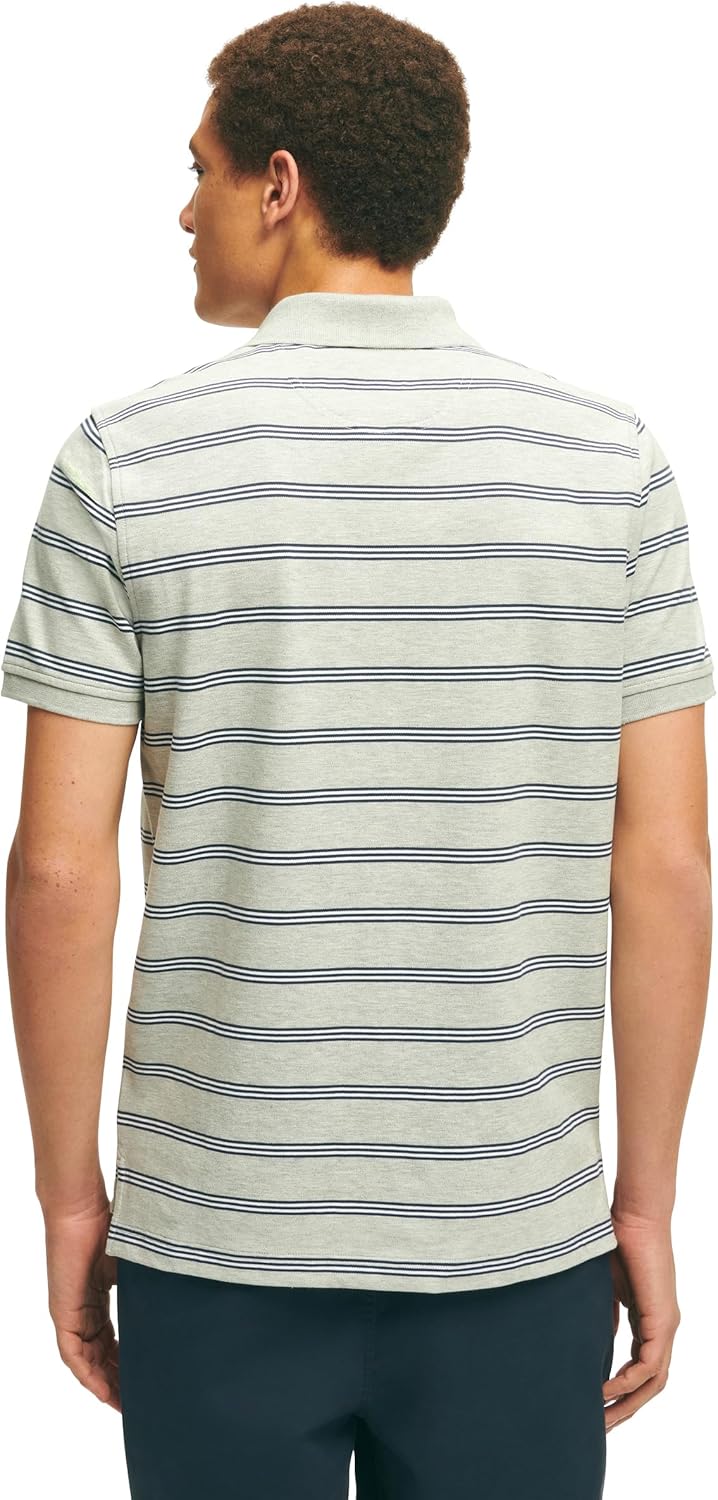 Brooks Brothers Mens Short Sleeve Cotton Pique Stretch Logo Polo Shirt - Image 2