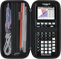 Vista 15 de Elonbo Funda de transporte para calculadora gráfica a color Texas Instruments TI-84 Plus CE/TI-84 Plus/TI-83 Plus/TI-83 Plus CE, bolsillo de malla