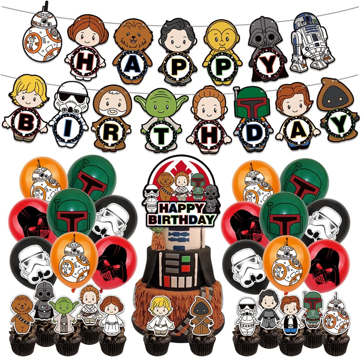 Star wars Birthday Party Supplies, Star wars Party