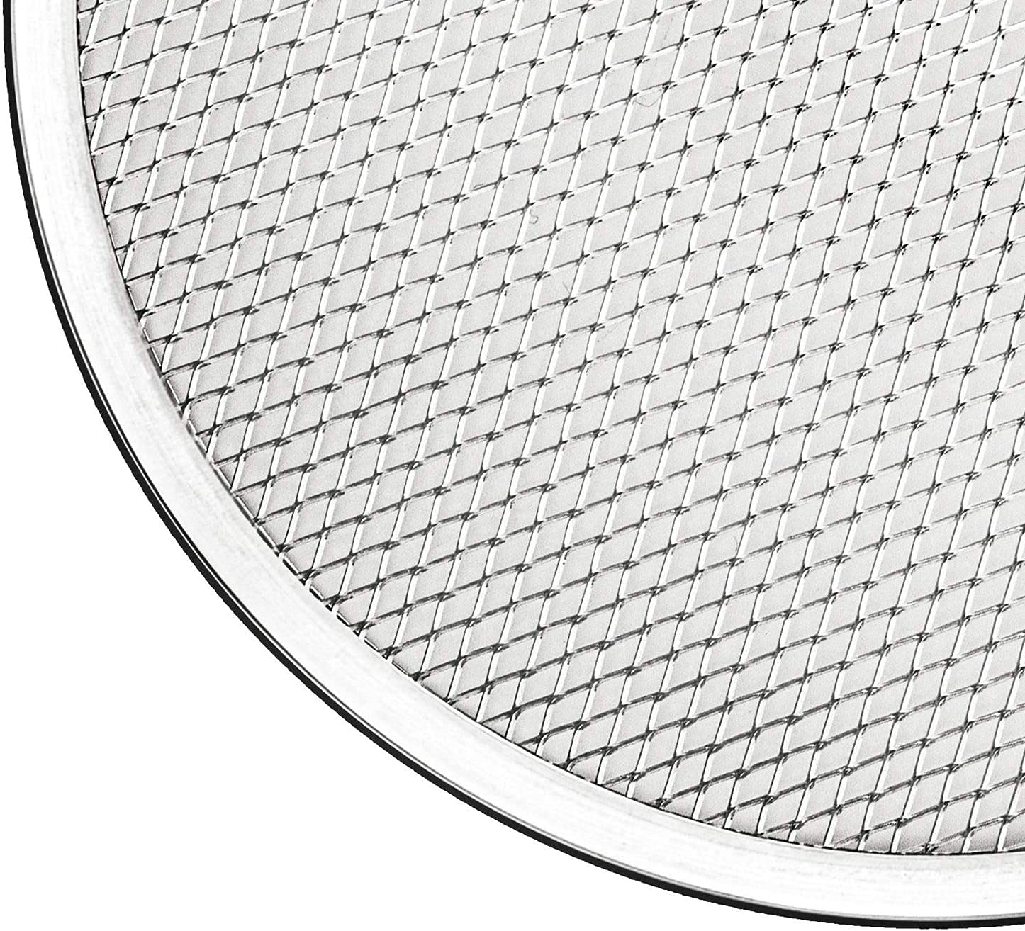 Tosnail 4-pak 25 cm bezszwowa aluminiowa patelnia do pizzy z otworami siatka do pizzy