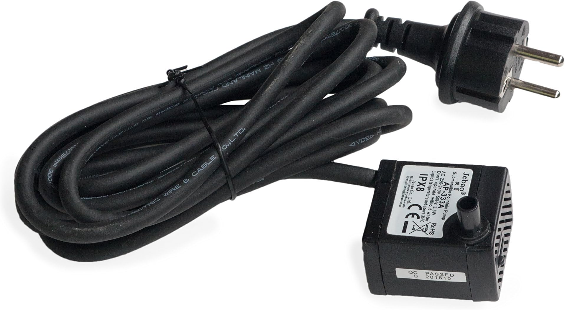 Bamboo Accents European 220 Volt Fountain Pump 70 GPH/250 LPH 3-Wire