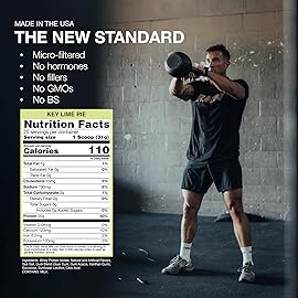 RAW Whey Isolate Protein Powder, Key Lime (CBUM Itholate Protein) - 100% Grass-Fed Sports Nutrition for Muscle Growth & Recovery - Low-Fat, Low Carb, Naturally Flavored - 25 Servings