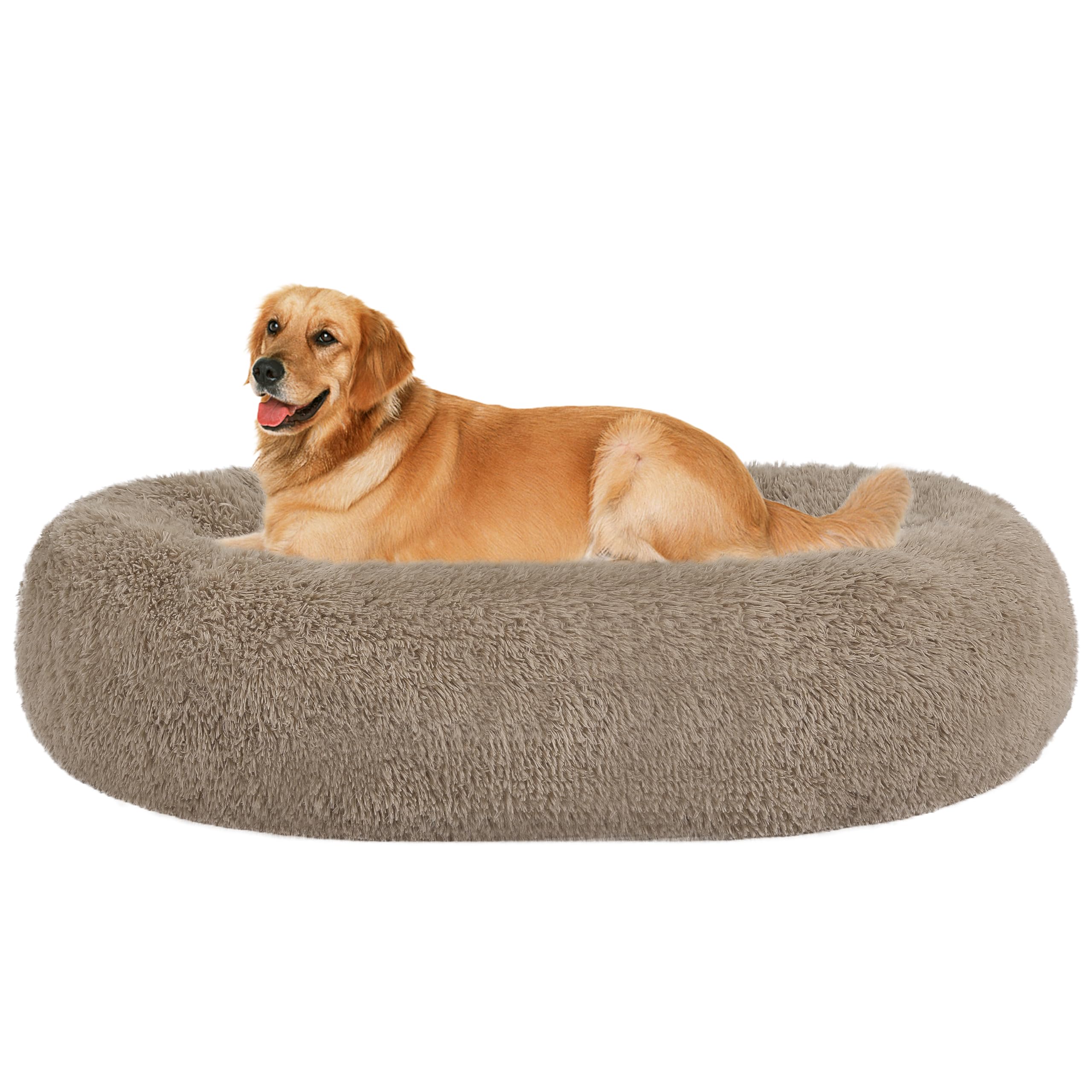 HMTOPE Orthopaedic Dog Bed for Large Dogs, Donut Cushion, Washable, Diameter 100 cm โ image 1