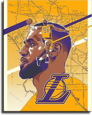 lebron james painting