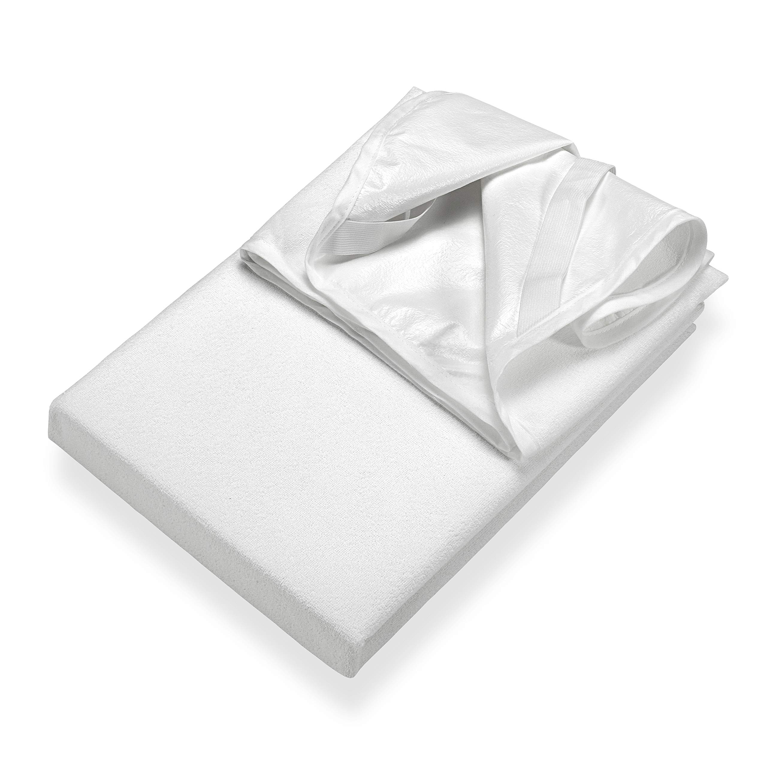 Setex Terry Towelling Waterproof Mattress Protector, Generation, White, F4PE, Terrycloth, Weiß, 90 x 200 cm
