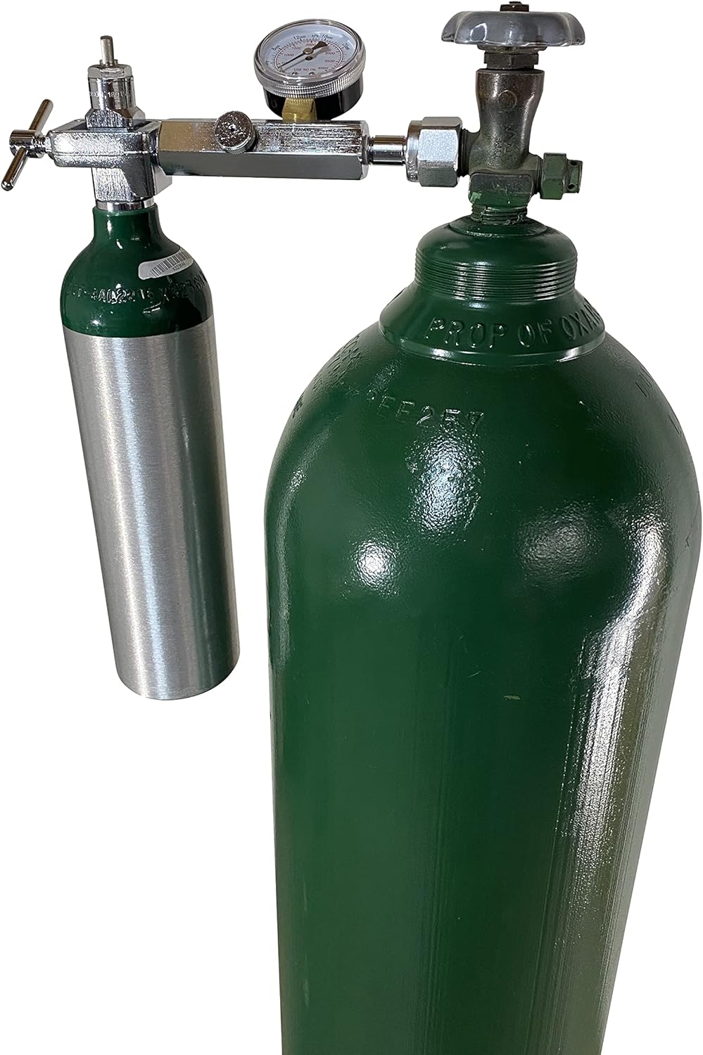 Oxygen Transfill Transfiller Adaptor CGA540 to CGA870 with Bleed Valve Medical Dental Aviation