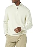 Men's 100% Cotton Quarter-Zip Sweater