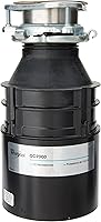 Whirlpool GC2000PE 1/2 HP Continuous Feed Garbage Disposal - Jam-Free In-Sink Disposer with Power Cord, Black