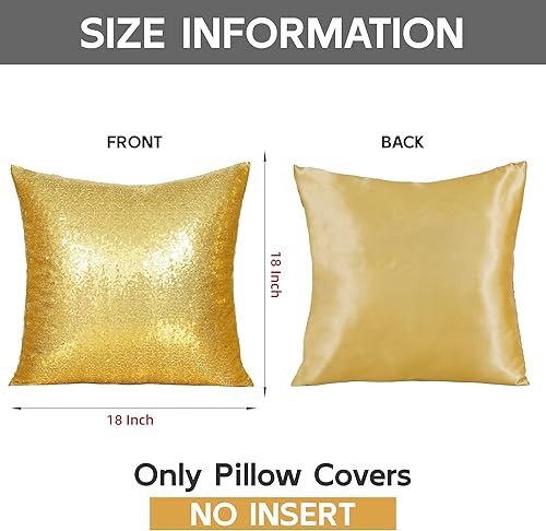 Miniatura 3 de Poise3EHome Fundas de almohada de lentejuelas de 12 x 20 pulgadas, fundas de almohada decorativas de satén para cojines, sofá, cama, Navidad