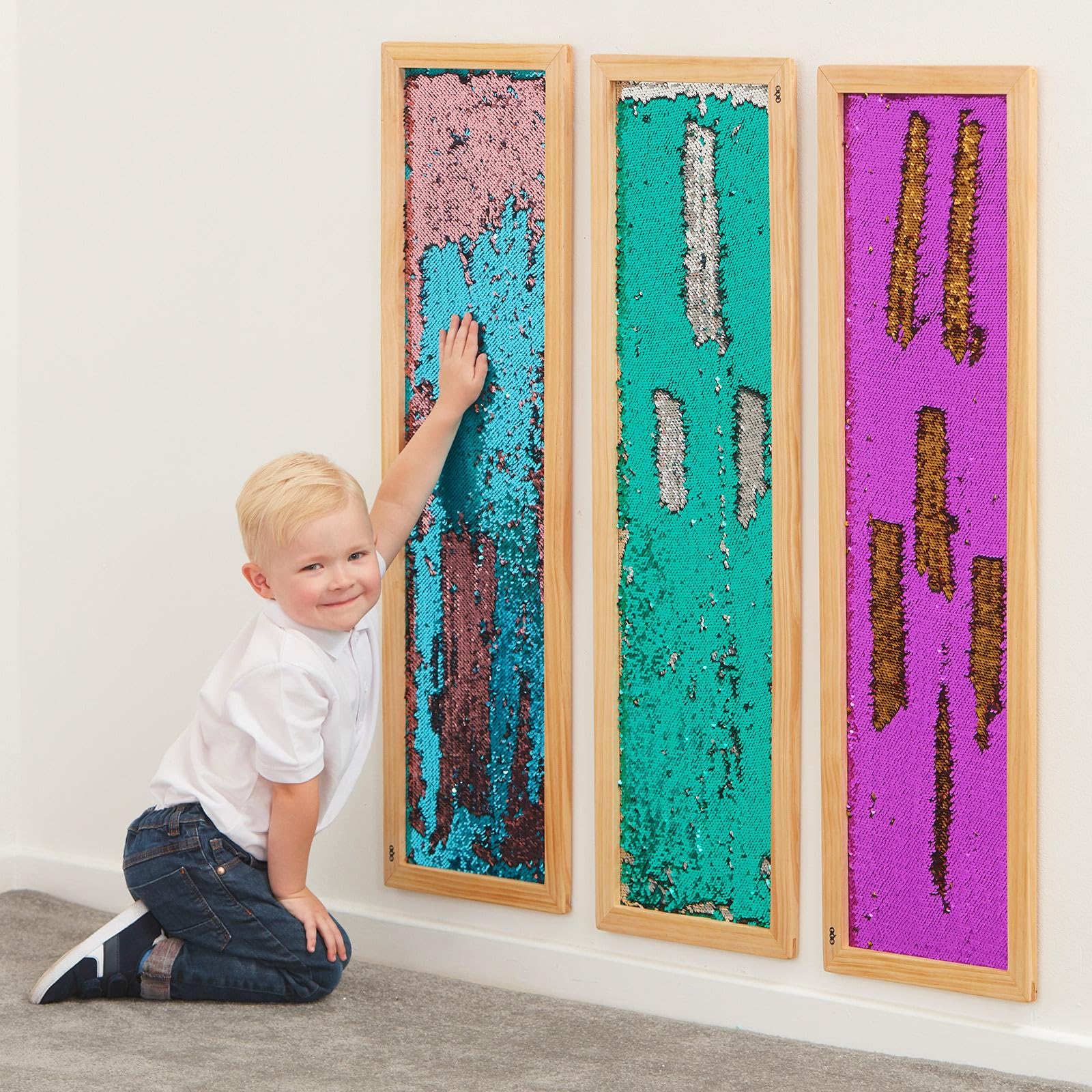 TTS - Pailletten-Wandboard, rechteckig - Kindergarten-Ausstattung