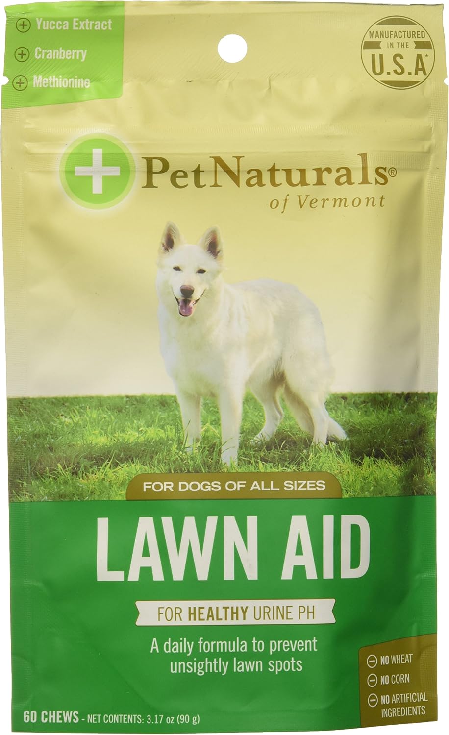 Pet Naturals Lawn Protecting Supplement for Dogs, 60 Chews, 3.17 oz