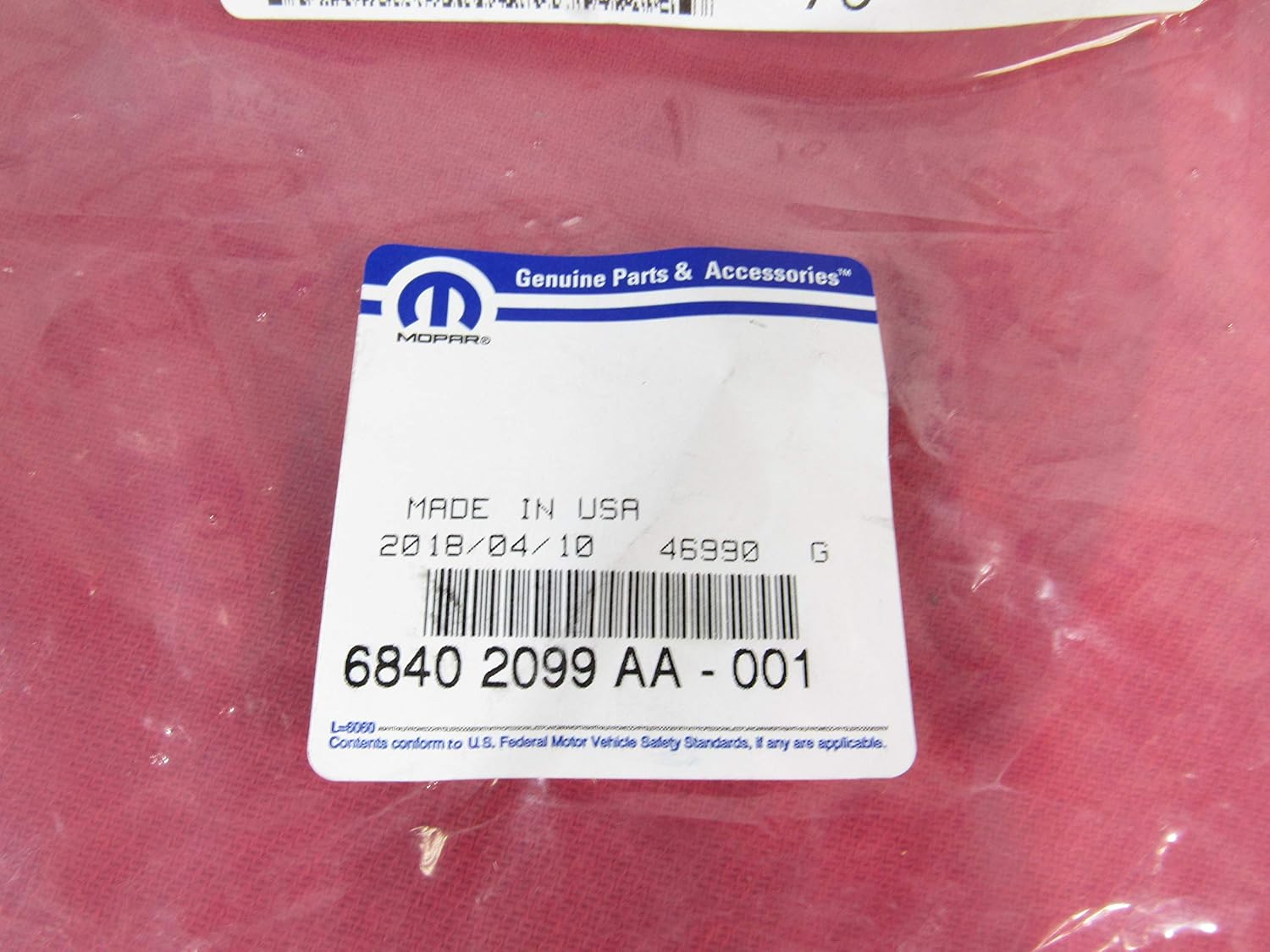 Mopar 68402099AA CAP MIRROR