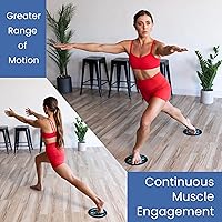 Vista 5 de Gliding Discs Club Pack para pisos de madera (25 gris)