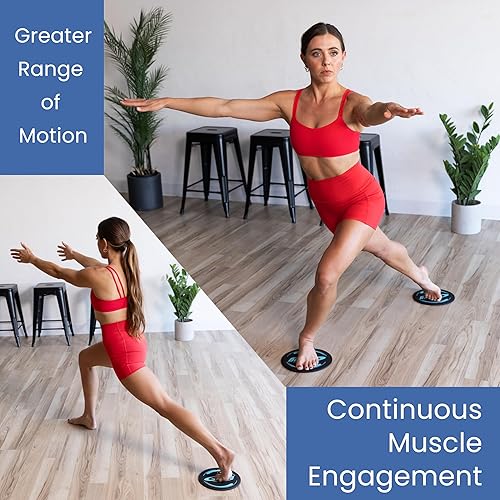 Miniatura 5 de Gliding Discs Club Pack para pisos de madera (25 gris)