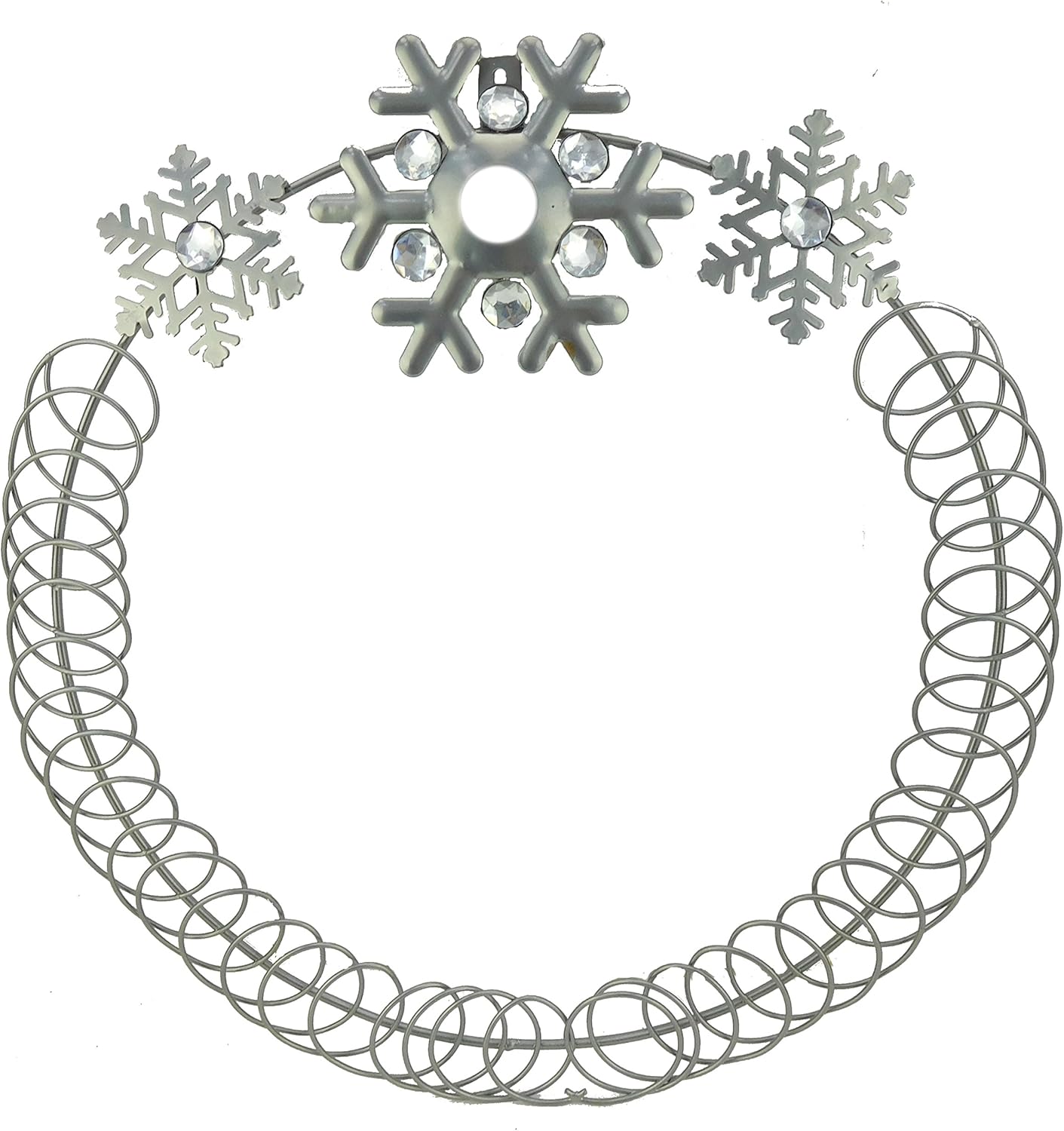 Christmas Concepts® 44.5cm Silver Metal Christmas Card Holder with