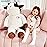 IKASA Cow Stuffed Animals Plush Toys,8 Cute Plushie Soft Small Cuddly Toy, Gifts for Family Kids Girls Boys