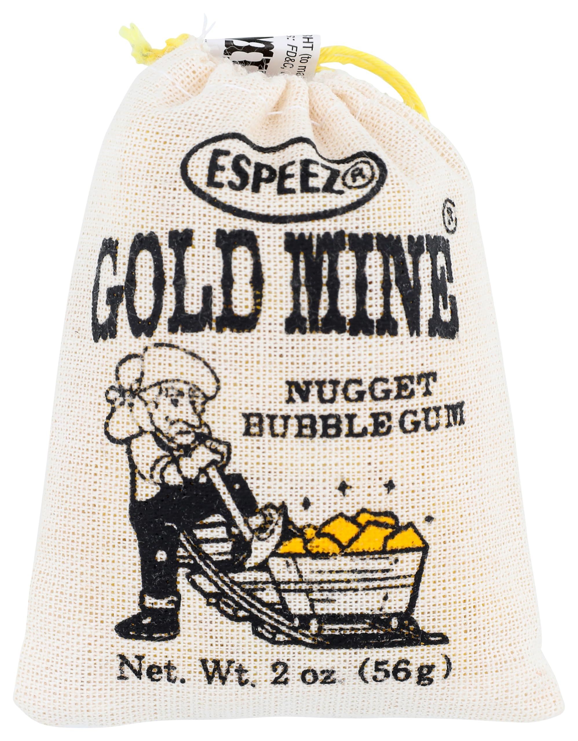 Gold Mine Bubble Gum Nuggets - 2 oz (24 pack)