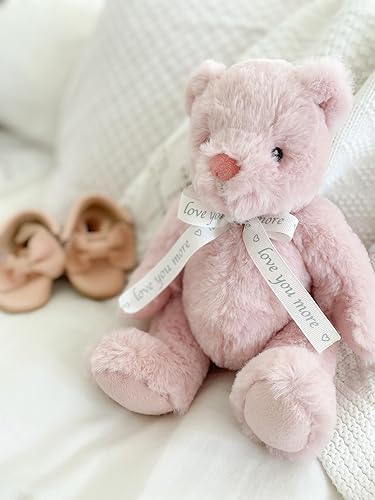 Miniatura 2 de MON AMI 'Love U' - Oso de peluche rosa  10 pulgadas, oso de peluche, regalos para baby shower, lindos peluches para niños de todas las edades