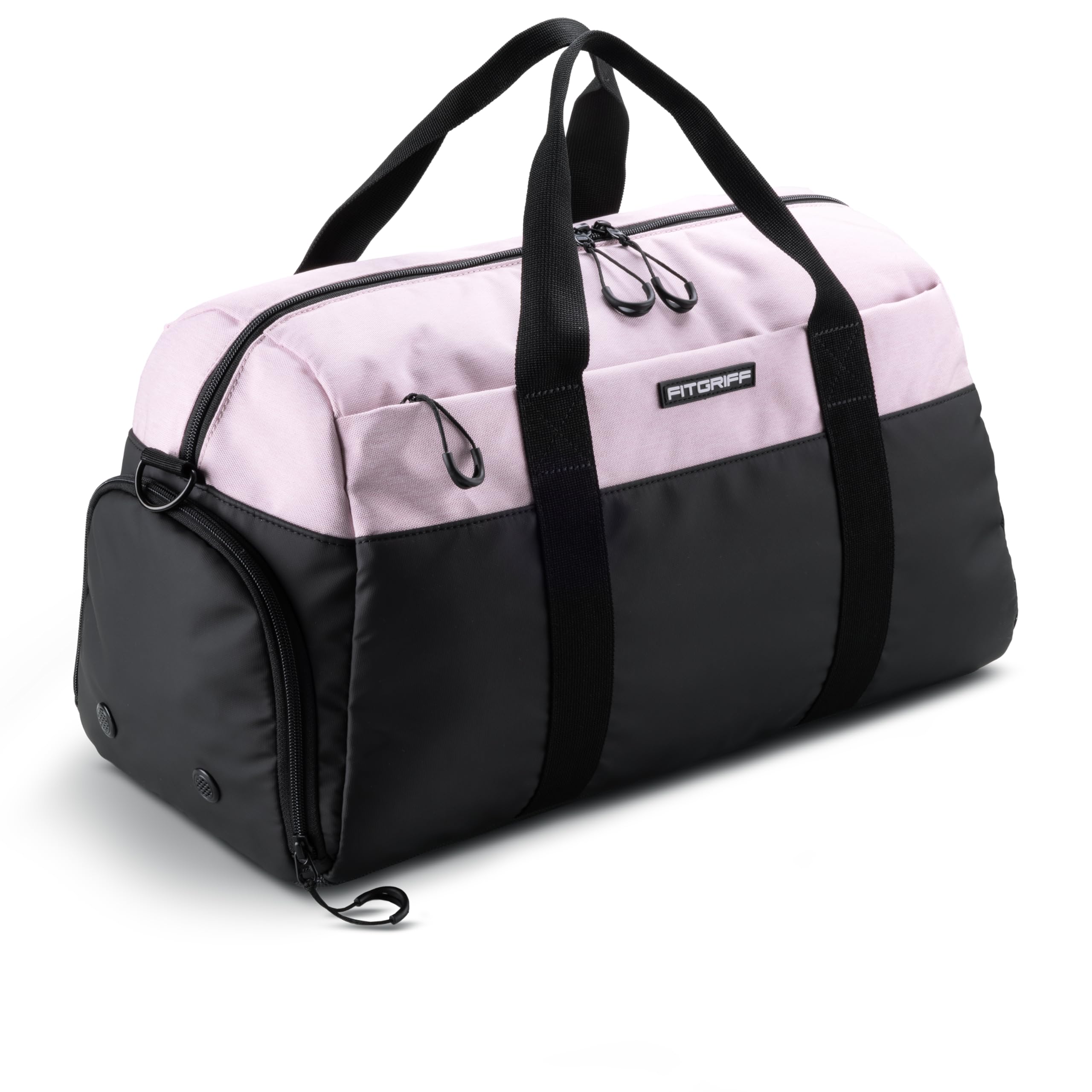 Fitgriff® Borsone Palestra Uomo & Donna V2 - Borsa Sportivo con Porta Scarpe e Tasca Umida da Viaggio, Sport, Fitness, Piscina - Duffel Bag