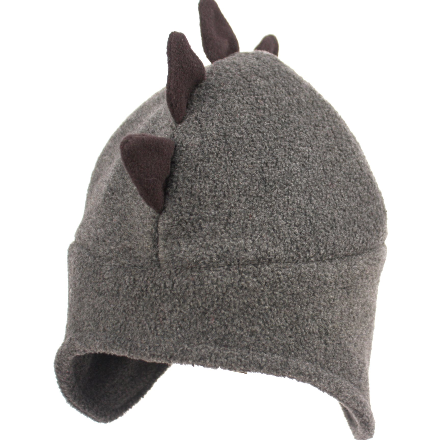 ANGELA & WILLIAM Fleece Mohawk Style Trapper Hat (Charcoal Gray)