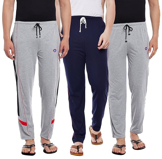Cotton Multicolor Trackpants for Men(Pack of 3) (D1MD1ND7M_003-P)