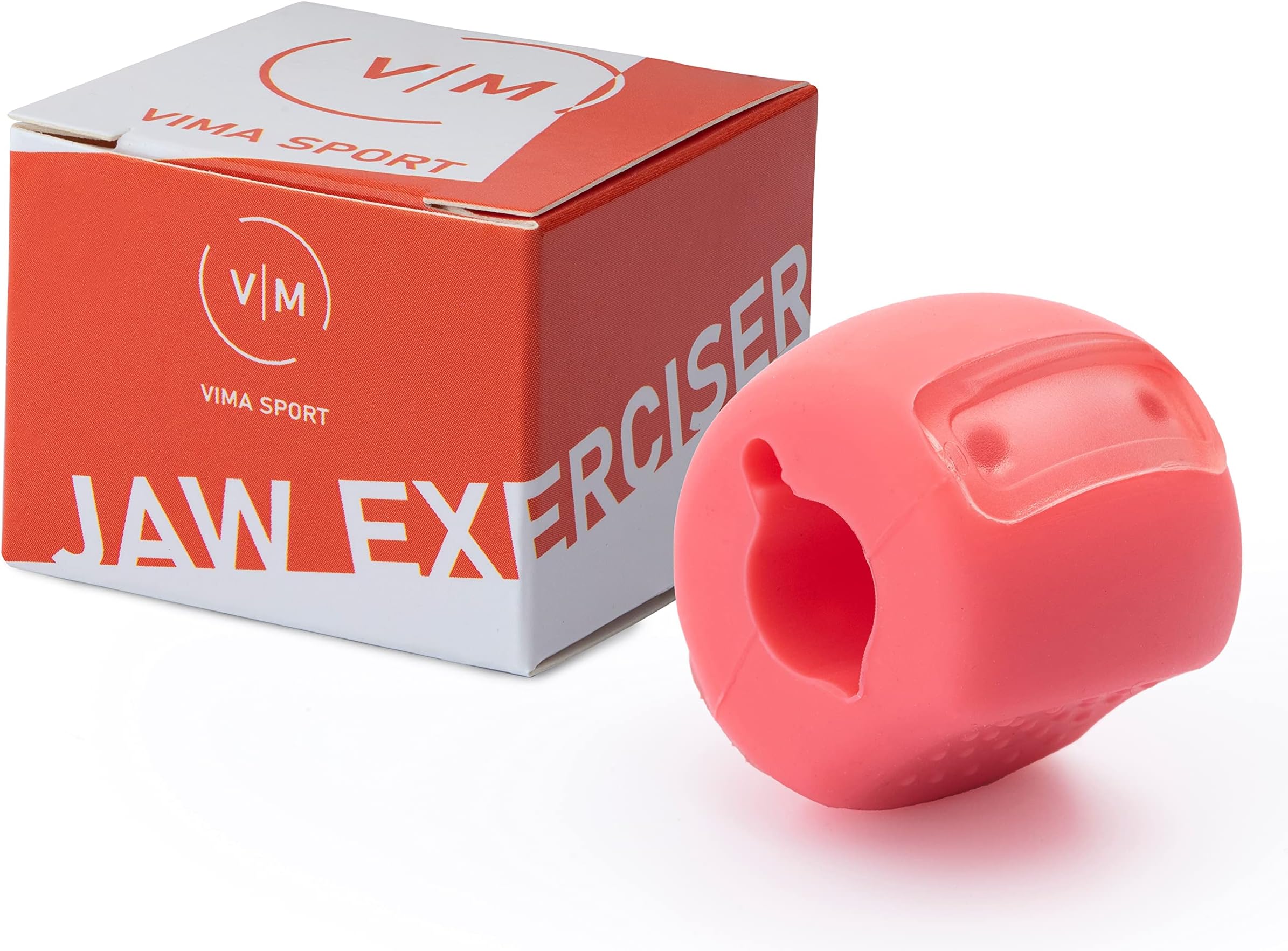 Vima Jaw Exerciser Double Chin Reducer | Jawline Exerciser Chew | Jaw Trainer | Face Slimmer | Jawline Shaper | Neck Trainer | Anti-Aging Woman & Men (Pink)
